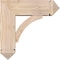 Ekena Millwork Thorton Arts and Crafts Smooth Bracket w/ Offset Brace, Douglas Fir, 7 1/2"W x 22"D x 22"H BKT0806X22X22THR03SDF - alternate 4
